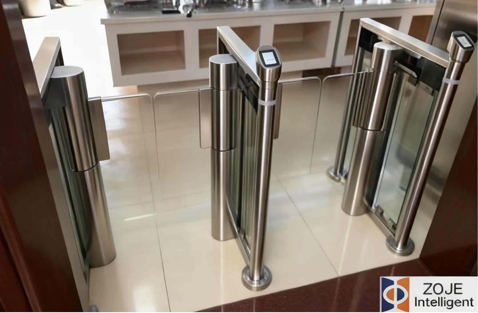 출입 통제에 스윙 게이트를 연결하는 방법은 무엇입니까?