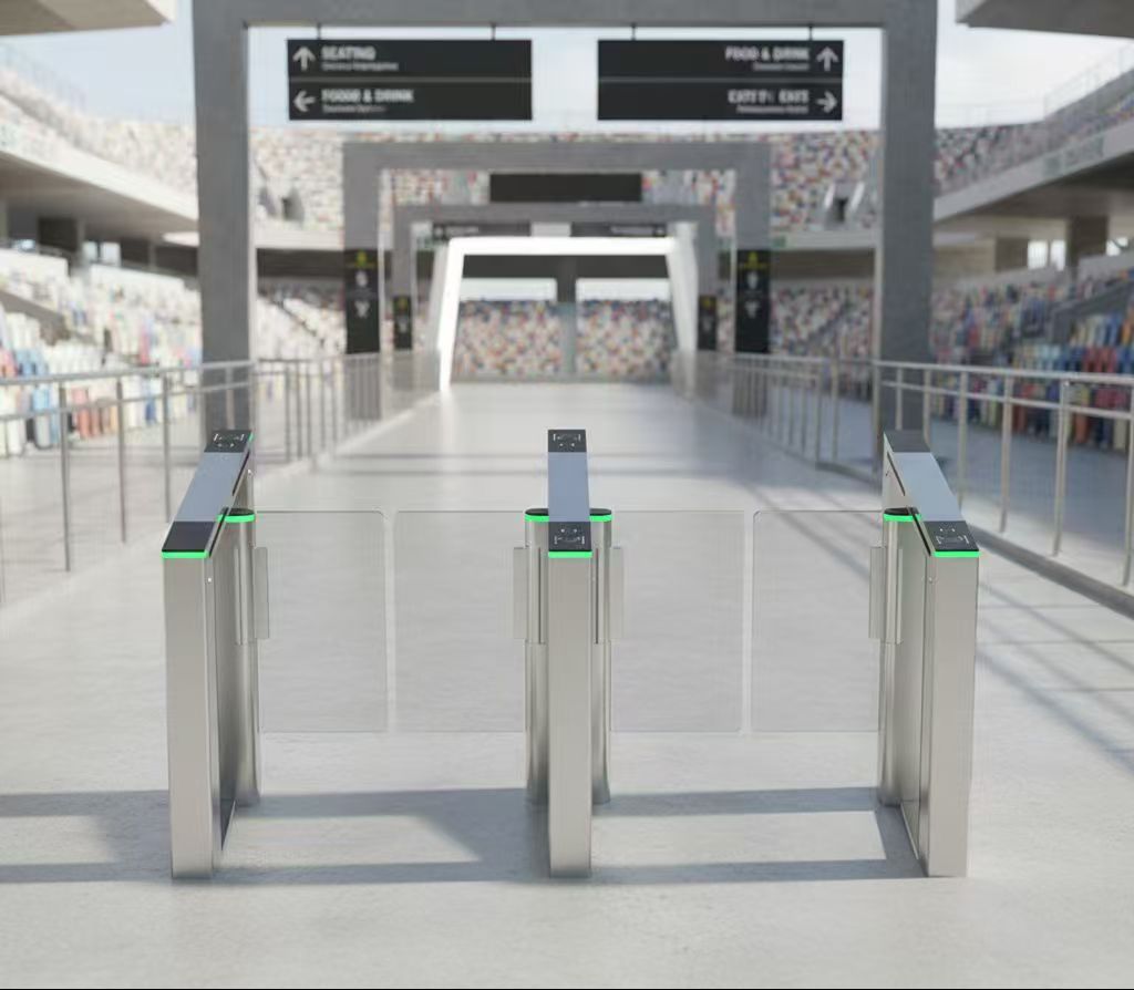 안정적인 접근 제어를 위해 얼굴 및 손바닥 정맥 인식을 통합한 스윙 회전식 문